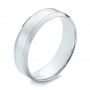 Men's Wedding Ring - Three-Quarter View -  103786 - Thumbnail