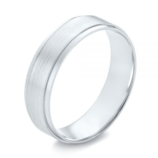 Men's Wedding Ring - Three-Quarter View -  103787
