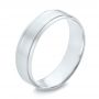 Men's Wedding Ring - Three-Quarter View -  103787 - Thumbnail