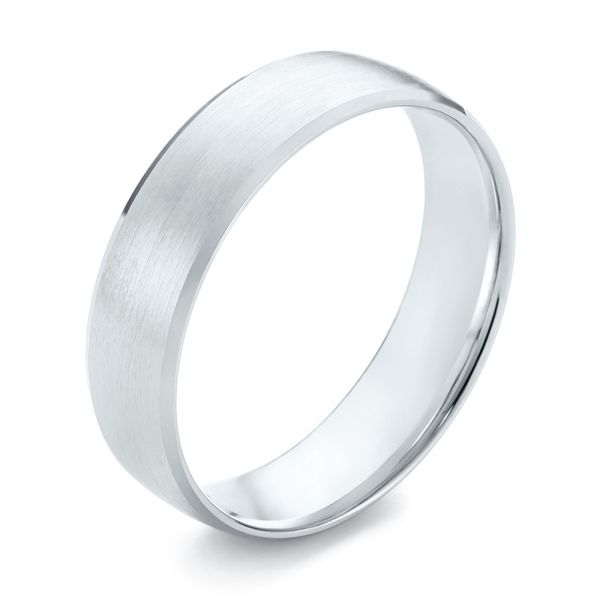 Men's Wedding Ring - Three-Quarter View -  103789