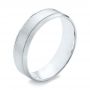 Men's Wedding Ring - Three-Quarter View -  103791 - Thumbnail