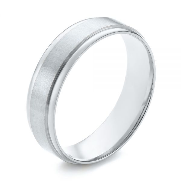 Men's Wedding Ring - Three-Quarter View -  103792