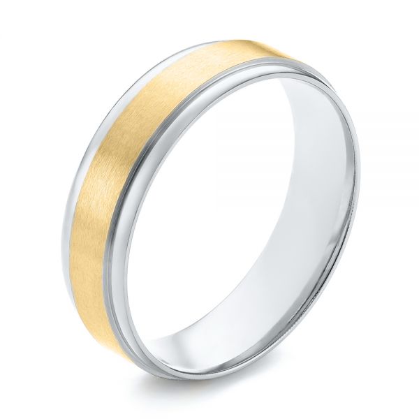 Men's Wedding Ring - Three-Quarter View -  103793