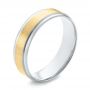 Men's Wedding Ring - Three-Quarter View -  103793 - Thumbnail
