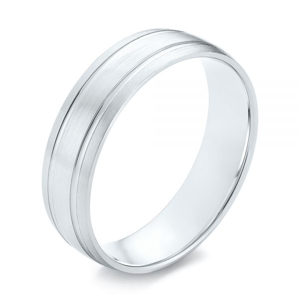 Men's Wedding Ring - Three-Quarter View -  103794