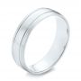 Men's Wedding Ring - Three-Quarter View -  103794 - Thumbnail