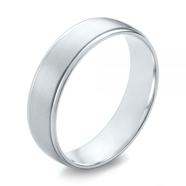 Men's Wedding Ring - Three-Quarter View -  103795