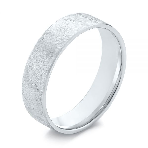 Men's Wedding Ring - Three-Quarter View -  103796
