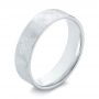 Men's Wedding Ring - Three-Quarter View -  103796 - Thumbnail