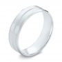 Men's Wedding Ring - Three-Quarter View -  103797 - Thumbnail