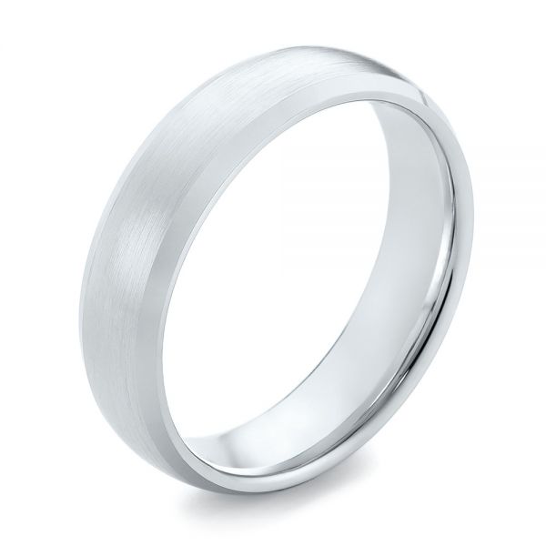 Men's Wedding Ring - Three-Quarter View -  103801