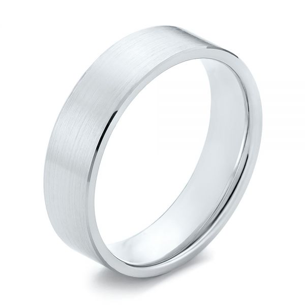 Men's Wedding Ring - Three-Quarter View -  103807