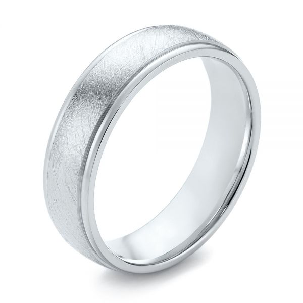 Men's Wedding Ring - Three-Quarter View -  103808