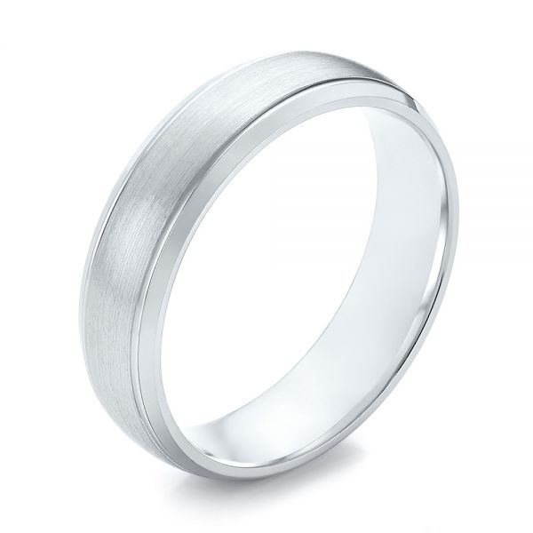 Men's Wedding Ring - Three-Quarter View -  103810