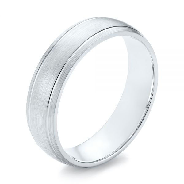 Men's Wedding Ring - Three-Quarter View -  103817