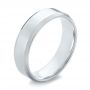 Men's Wedding Ring - Three-Quarter View -  103885 - Thumbnail