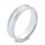 Men's Wedding Ring - Three-Quarter View -  103886 - Thumbnail