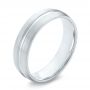 Men's Wedding Ring - Three-Quarter View -  103888 - Thumbnail