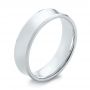 Men's Wedding Ring - Three-Quarter View -  103889 - Thumbnail