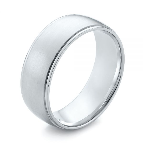 Men's Wedding Ring - Three-Quarter View -  103945
