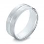 Men's Wedding Ring - Three-Quarter View -  103953 - Thumbnail