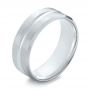 Men's Wedding Ring - Three-Quarter View -  103953 - Thumbnail