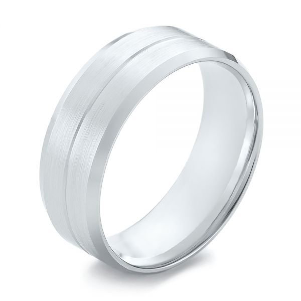 Men's Wedding Ring - Three-Quarter View -  103954