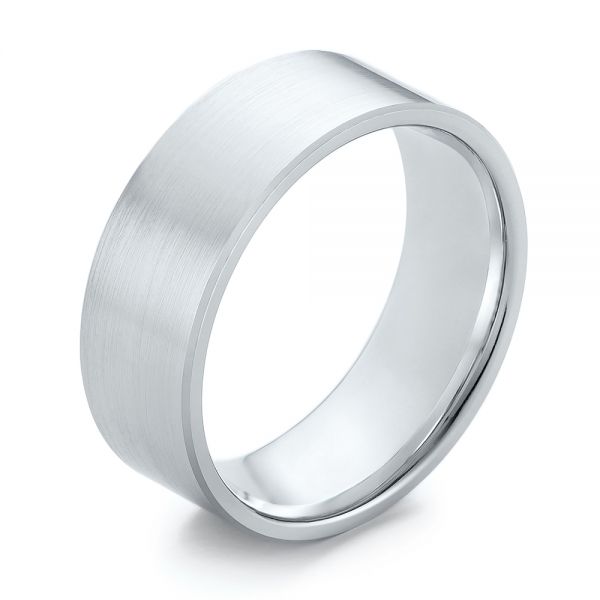 Men's Wedding Ring - Three-Quarter View -  103956