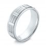 Men's Wedding Ring - Three-Quarter View -  103962 - Thumbnail