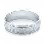 Men's Wedding Ring - Flat View -  103784 - Thumbnail