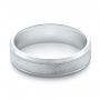 Men's Wedding Ring - Flat View -  103804 - Thumbnail