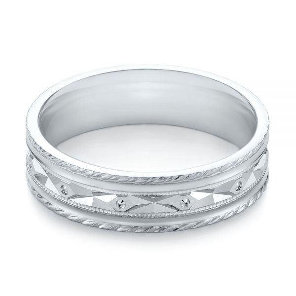 Men's Wedding Ring - Flat View -  103806