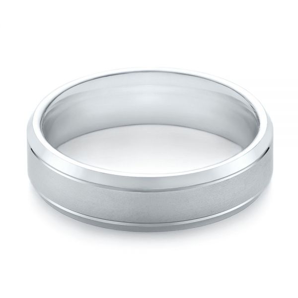 Men's Wedding Ring - Flat View -  103809