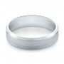 Men's Wedding Ring - Flat View -  103809 - Thumbnail