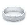 Men's Wedding Ring - Flat View -  103819 - Thumbnail