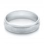 Men's Wedding Ring - Flat View -  103820 - Thumbnail