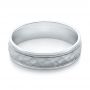 Men's Wedding Ring - Flat View -  103821 - Thumbnail