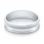 Men's Wedding Ring - Flat View -  103886 - Thumbnail