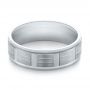 Men's Wedding Ring - Flat View -  103962 - Thumbnail