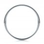  White Gold Men's Wedding Ring - Front View -  103890 - Thumbnail