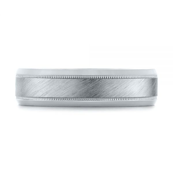 Men's Wedding Ring - Top View - 103804
