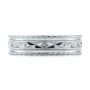 Men's Wedding Ring - Top View -  103806 - Thumbnail