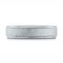 Men's Wedding Ring - Top View -  103819 - Thumbnail