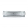 Men's Wedding Ring - Top View -  103820 - Thumbnail