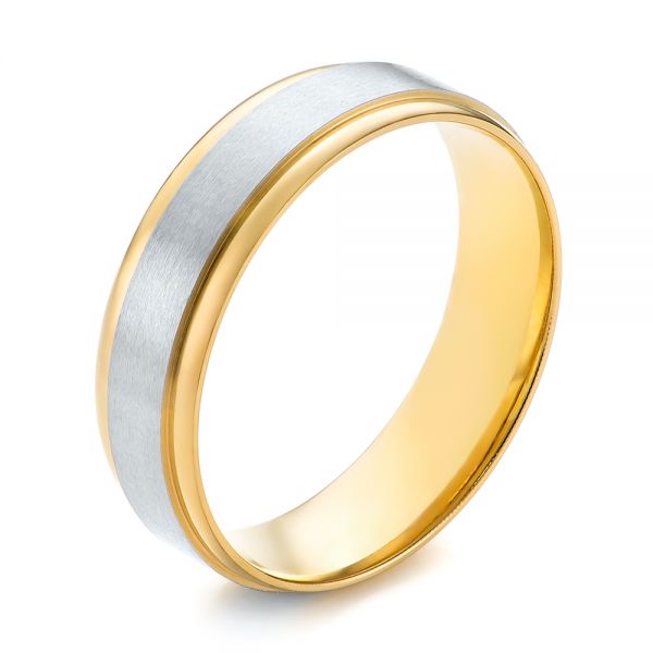 Men's Wedding Ring - Three-Quarter View -  103790