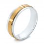 Men's Wedding Ring - Three-Quarter View -  103798 - Thumbnail