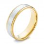 Men's Wedding Ring - Three-Quarter View -  103799 - Thumbnail