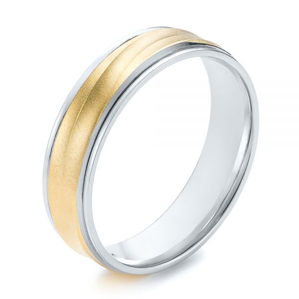 Men's Wedding Ring - Three-Quarter View -  103803