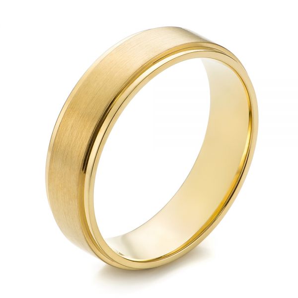Men's Wedding Ring - Three-Quarter View -  103805