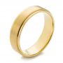 Men's Wedding Ring - Three-Quarter View -  103805 - Thumbnail